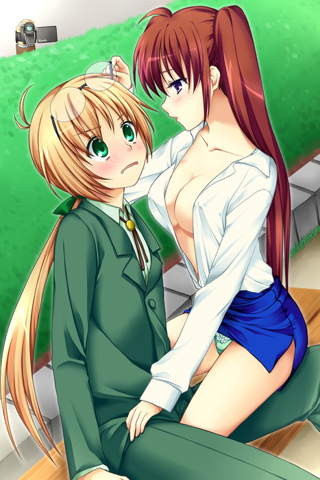 takamachi nanoha and yuuno scrya (lyrical nanoha and 1 more)