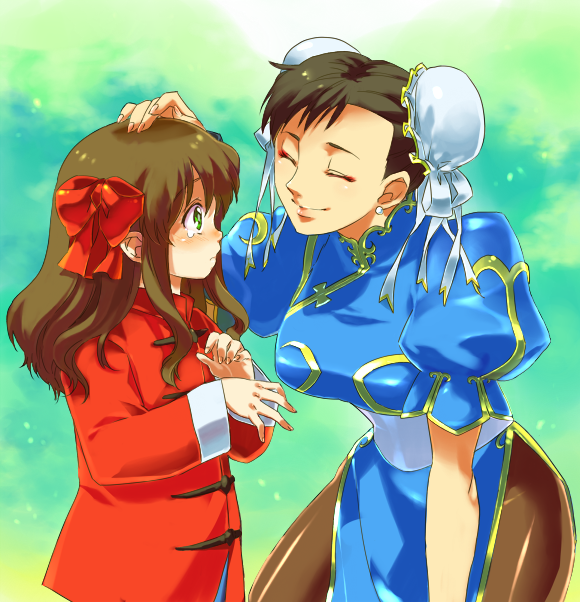 chun-li and arima miyako (street fighter and 3 more) drawn by akiyama_(yamagoya)