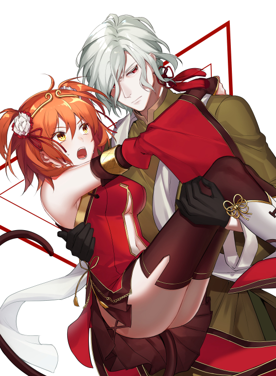 fujimaru ritsuka, edmond dantes, and sun wukong (fate and 2 more) drawn by uraha