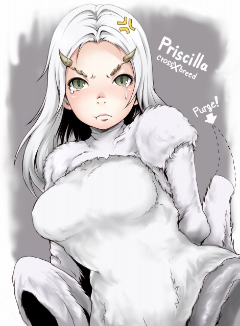 priscilla the crossbreed (dark souls and 1 more) drawn by ina_(gokihoihoi)