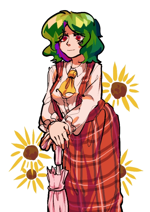 kazami yuuka (touhou and 1 more) drawn by waiwa_way