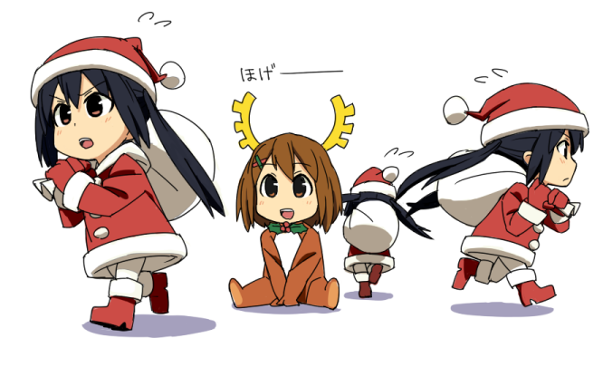 nakano azusa and hirasawa yui (k-on!) drawn by iefukurou