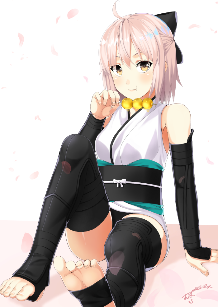 okita souji (fate and 1 more) drawn by mugipot