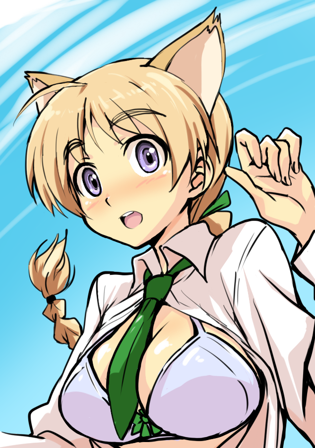 lynette bishop (world witches series and 1 more) drawn by gonzui_(hojo)