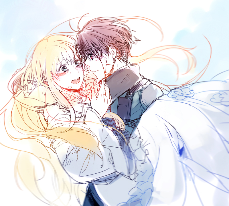 kaizuka inaho and asseylum vers allusia (aldnoah.zero) drawn by aki_(neyuki41028)