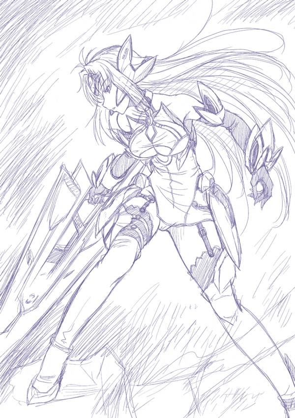 kos-mos and kos-mos ver. 4 (xenosaga and 1 more) drawn by misnon_the_great