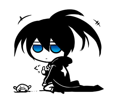 black rock shooter (black rock shooter) drawn by huke
