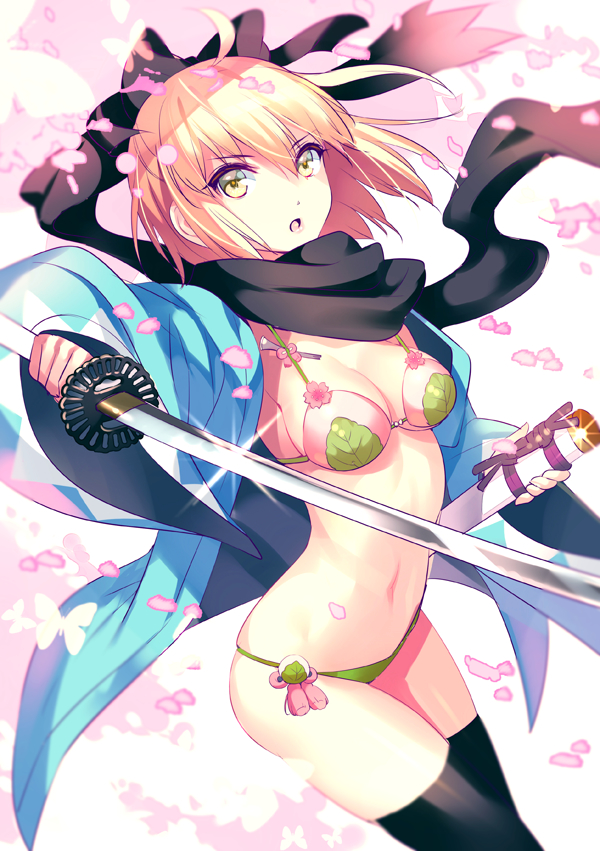 okita souji (fate and 1 more) drawn by nishimura_eri