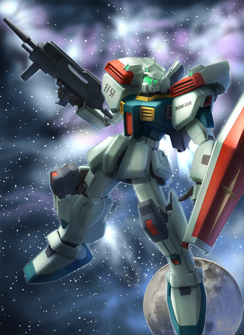 gm iii (gundam and 1 more) drawn by raybar