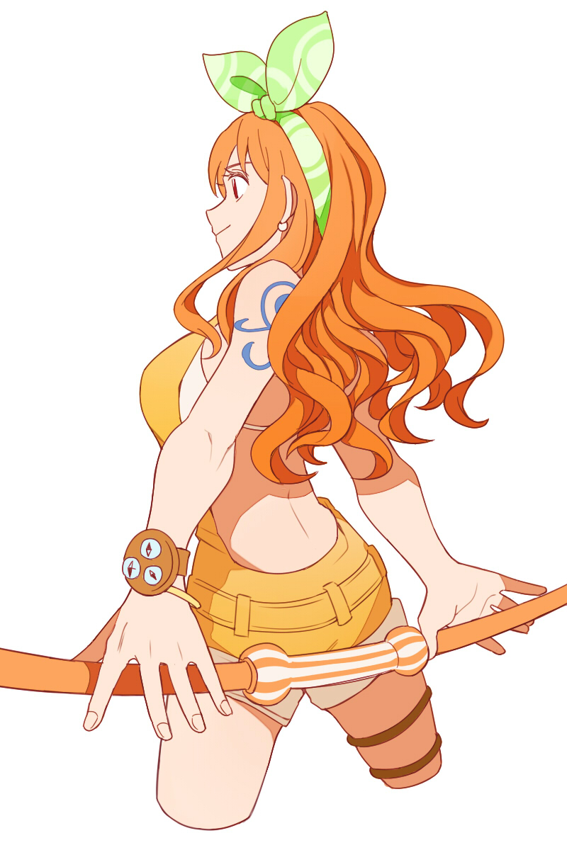 nami (one piece and 1 more) drawn by pandar_op