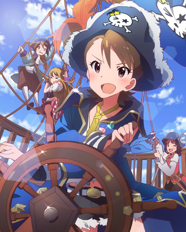 amami haruka, futami ami, baba konomi, and shinomiya karen (idolmaster and 1 more)