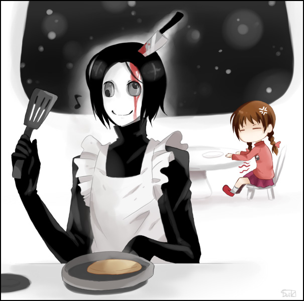 madotsuki and sekomumasada sensei (yume nikki) drawn by suikka