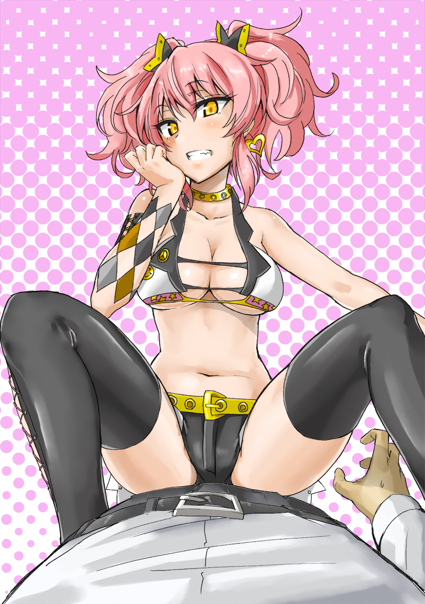 producer and jougasaki mika (idolmaster and 1 more) drawn by kurosu_gatari