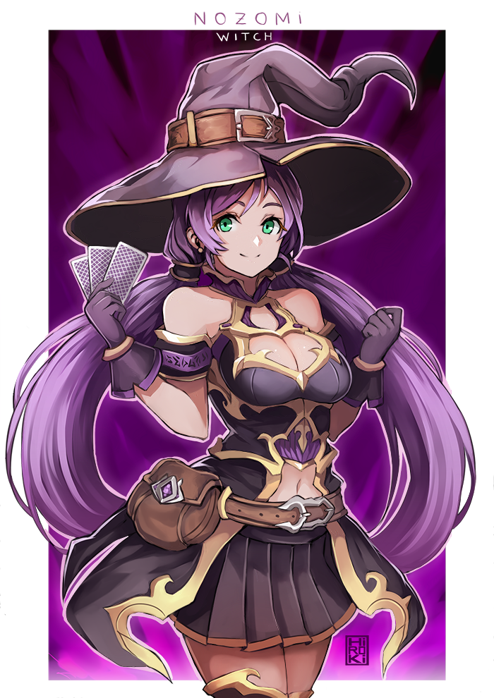 tojo nozomi (love live! and 1 more) drawn by hiroki_(hirokiart)