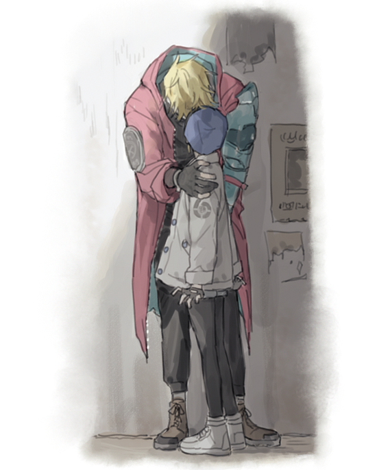 vash the stampede and meryl stryfe (trigun and 1 more) drawn by emolior_(1000mean)
