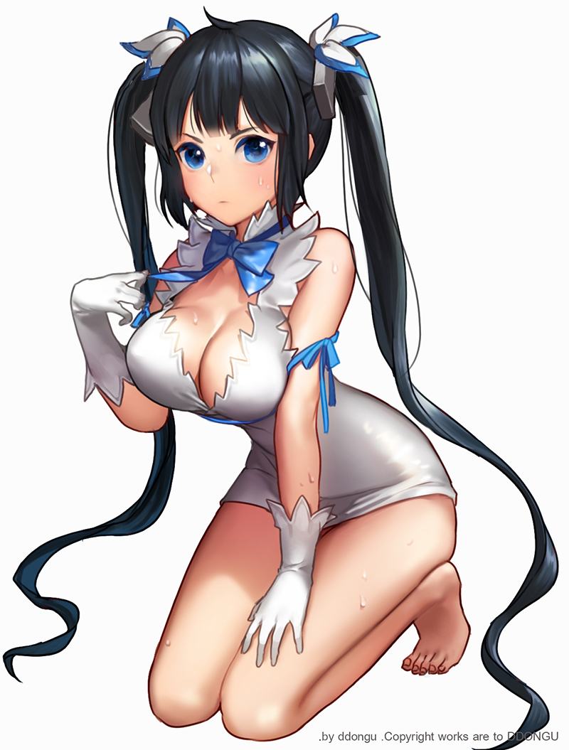 hestia (dungeon ni deai wo motomeru no wa machigatteiru darou ka) drawn by ddongu