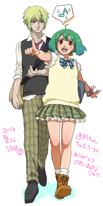 ranka lee and brera sterne (macross and 1 more) drawn by cero_(cerocero)