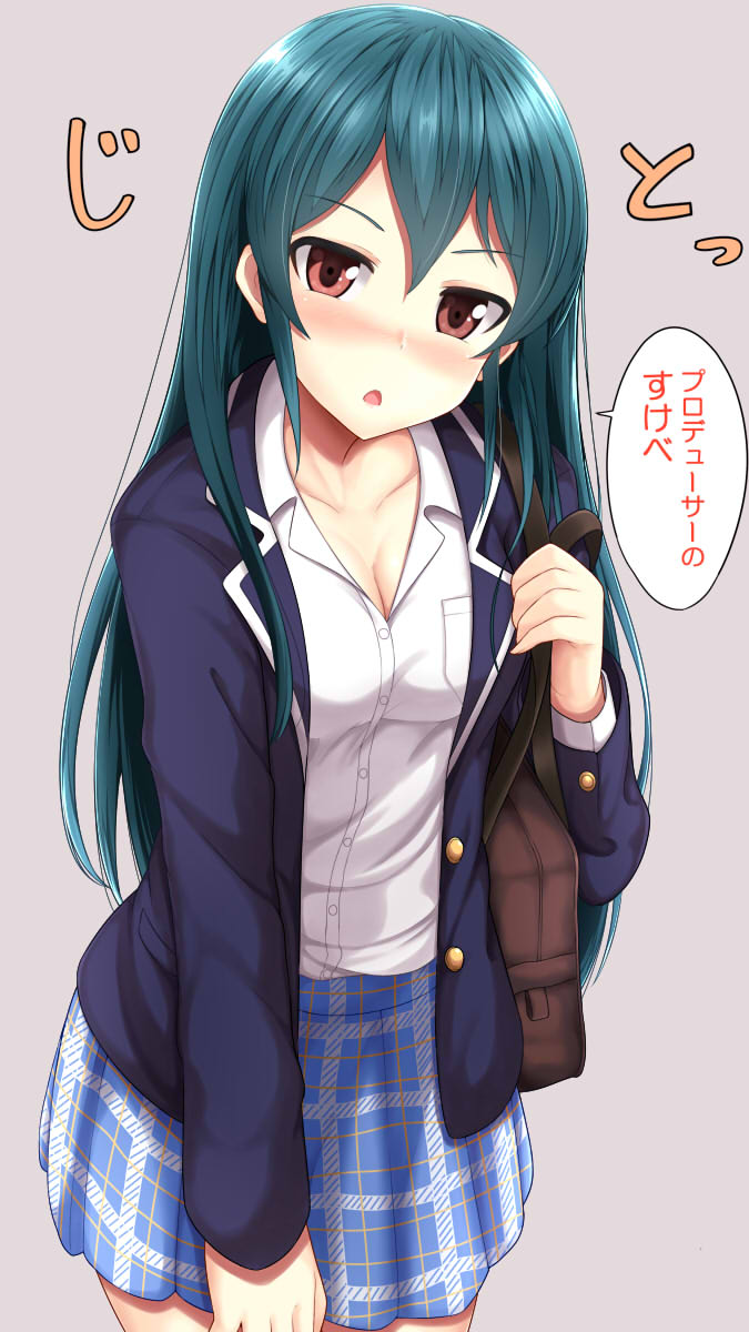 ohishi izumi (idolmaster and 1 more) drawn by oga_raito