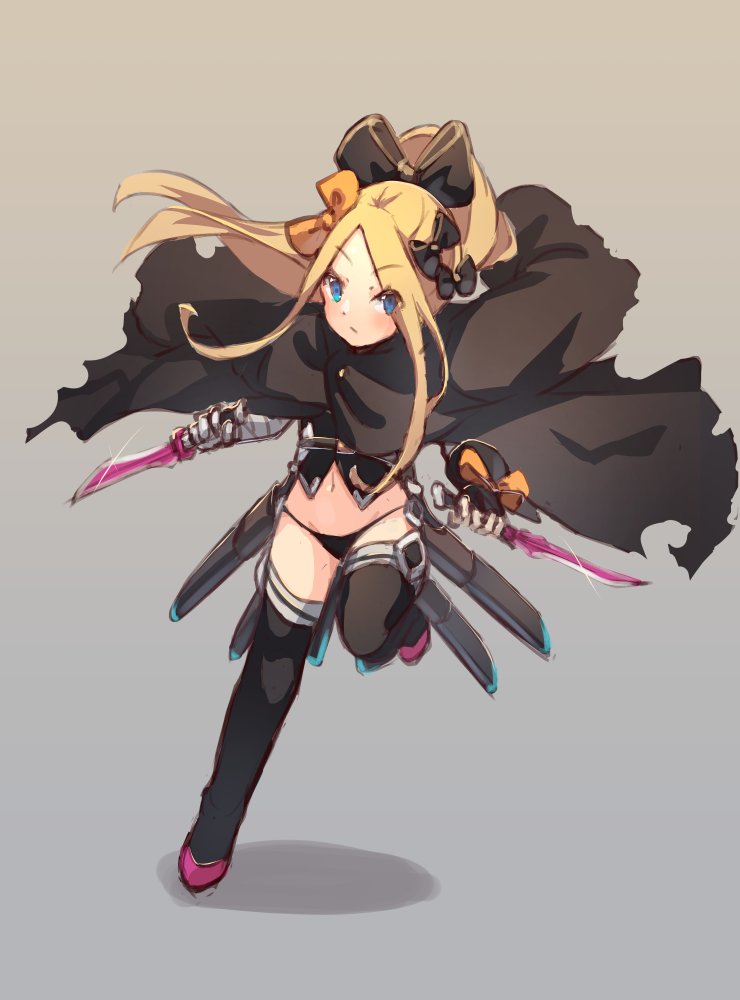 abigail williams and jack the ripper (fate and 2 more) drawn by miya_(miyaruta)