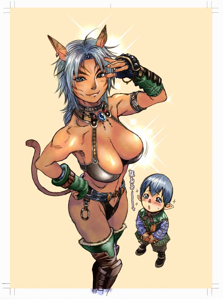 adventurer (final fantasy and 1 more) drawn by kishizuka_kenji
