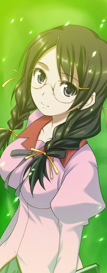 hanekawa tsubasa (monogatari and 2 more) drawn by ribucci