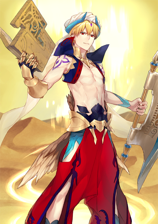 gilgamesh (fate and 1 more) drawn by ginka_sima