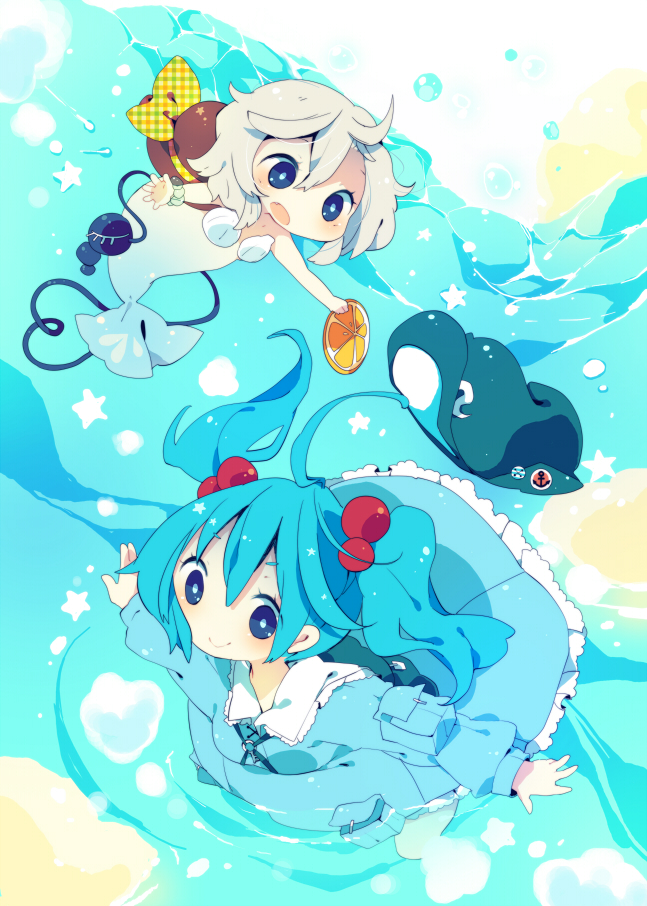 komeiji koishi and kawashiro nitori (touhou) drawn by ana_(rznuscrf)