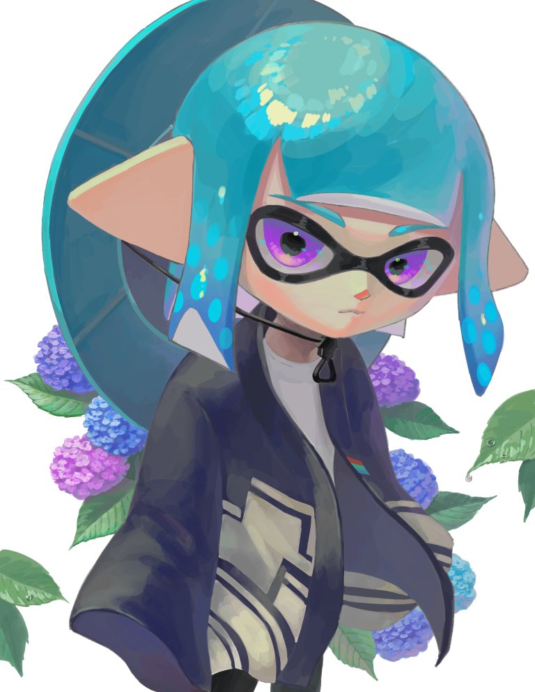 inkling player character and inkling girl (splatoon) drawn by kurutot1
