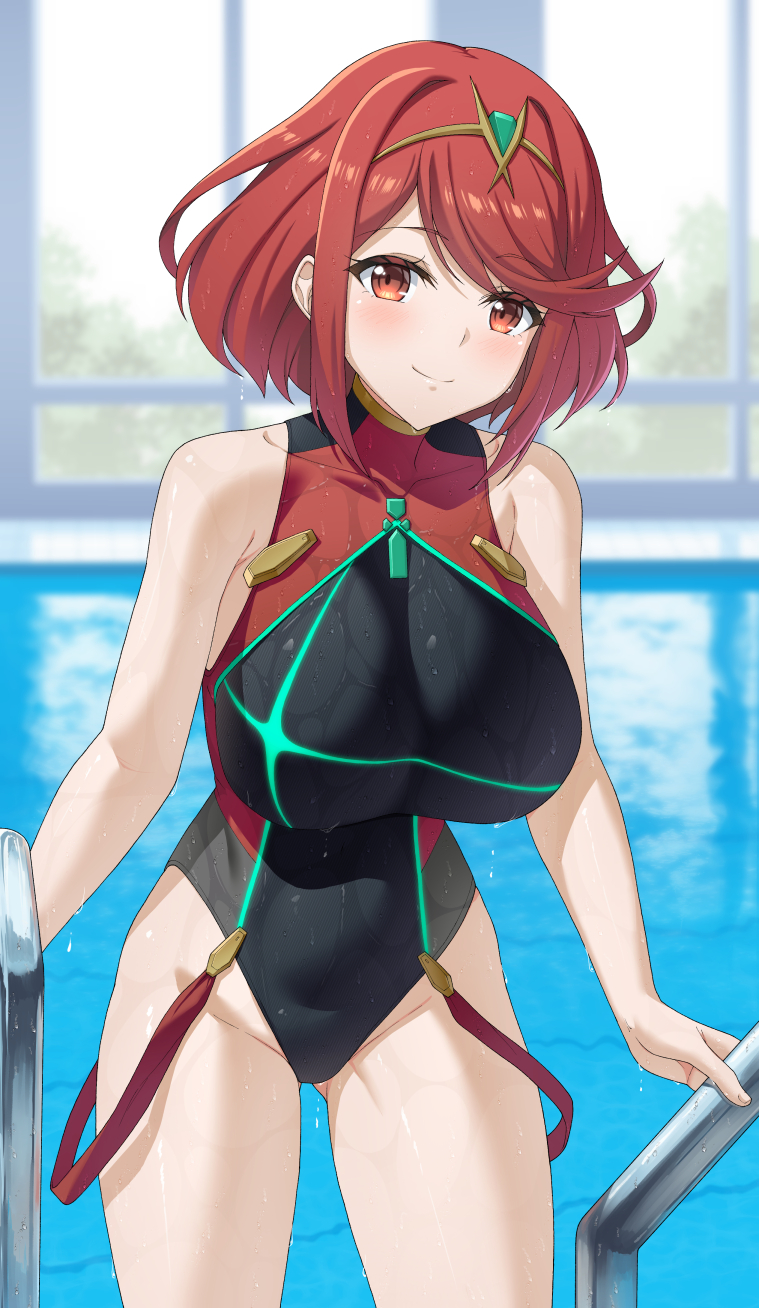 pyra (xenoblade chronicles and 1 more) drawn by mzrz