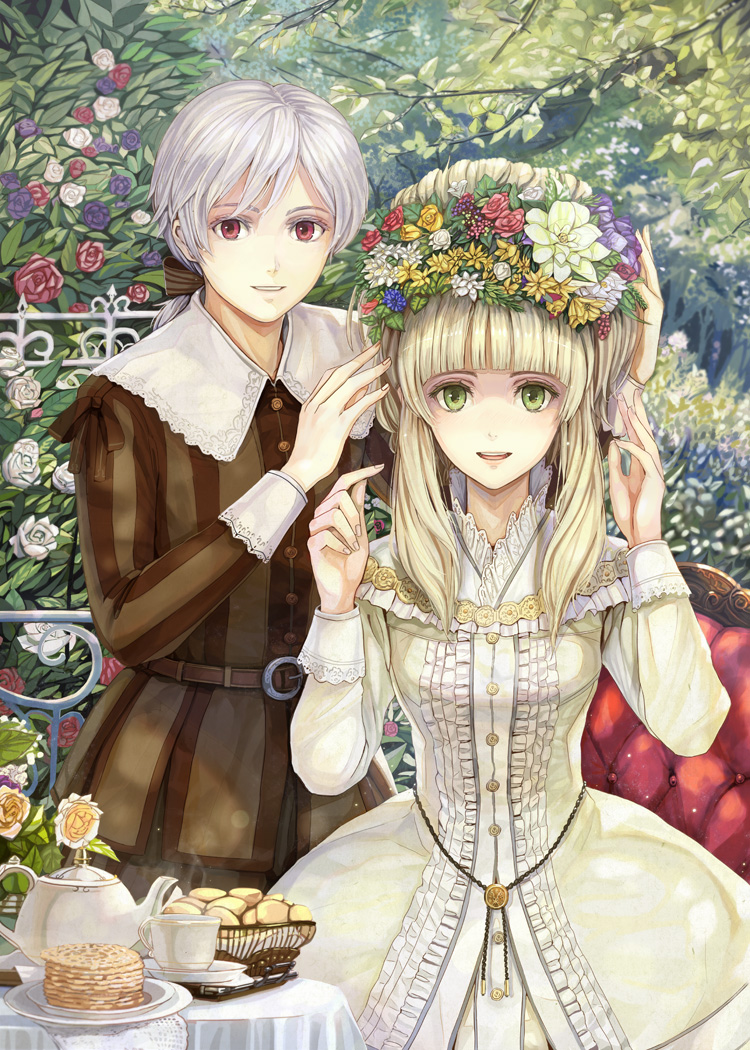 elisabeth von wettin and marz von ludowing (sound horizon and 1 more) drawn by hwansang