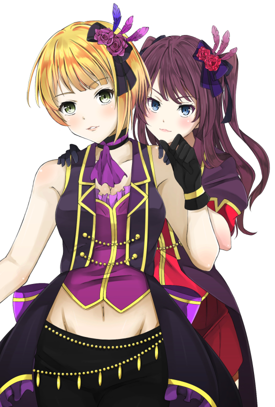 ichinose shiki and miyamoto frederica (idolmaster and 1 more) drawn by duffy