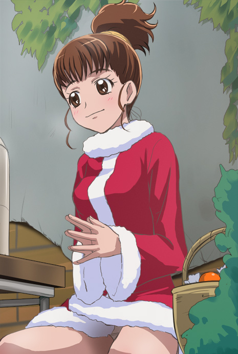 girl with topknot (precure and 1 more) drawn by haruyama_kazunori