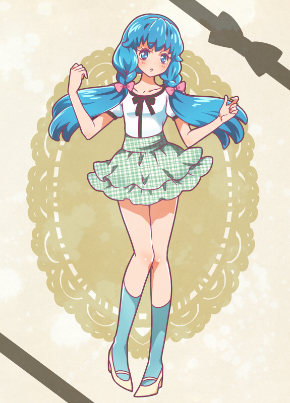 shirayuki hime (precure and 1 more) drawn by kagami_chihiro