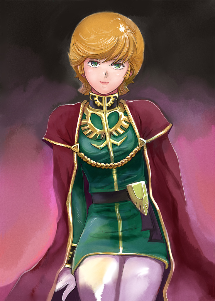 mineva lao zabi and audrey burne (gundam and 1 more) drawn by gacha-m