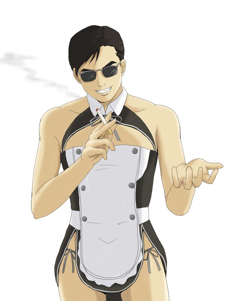mr. chang and bai ji-shin chang (black lagoon and 1 more) drawn by ca-nal