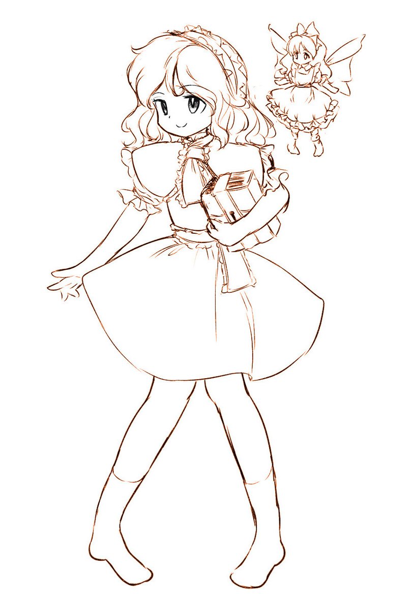 alice margatroid and shanghai doll (touhou) drawn by yatyou