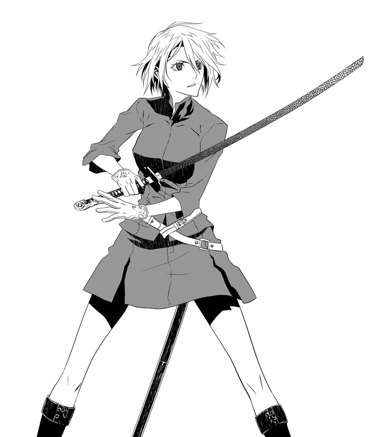 fuyumine naoto (dogs: bullets & carnage) drawn by sami_(object_dump)