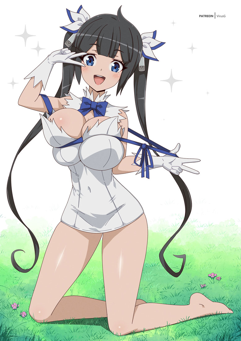 hestia (dungeon ni deai wo motomeru no wa machigatteiru darou ka) drawn by virus-g