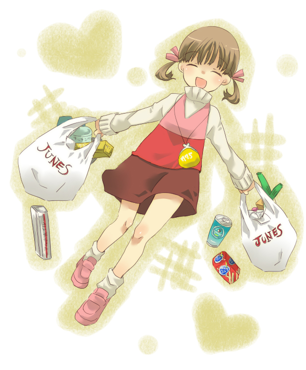 doujima nanako (persona and 1 more) drawn by menoko