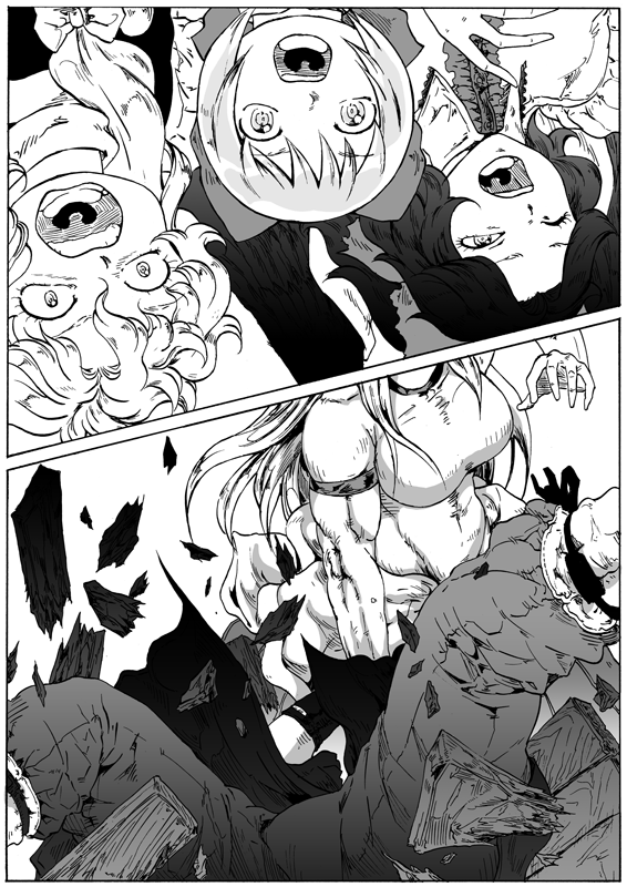 kirisame marisa, cirno, reiuji utsuho, hoshiguma yuugi, and morichika rinnosuke (touhou) drawn by ysys