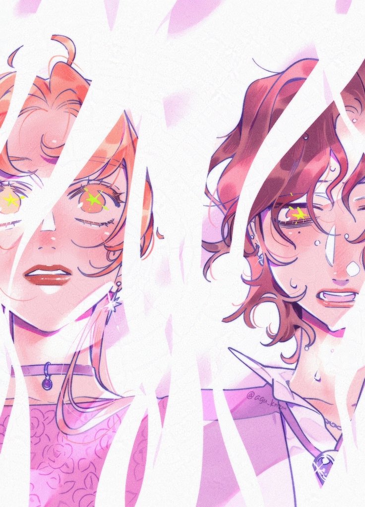 koga mitsuki and oosawa aya (kininatteru hito ga otoko ja nakatta) drawn by arai_sumiko
