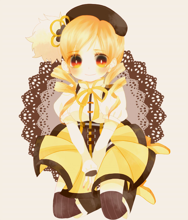 tomoe mami (mahou shoujo madoka magica) drawn by roano