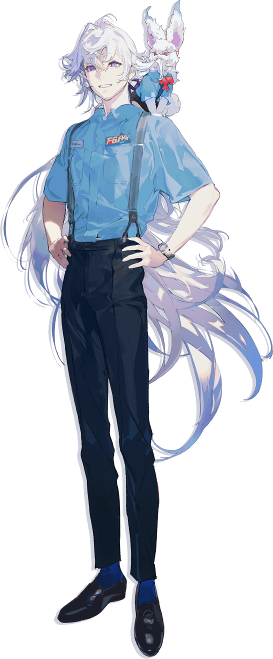 fou and merlin (fate and 1 more) drawn by taiki_(luster)