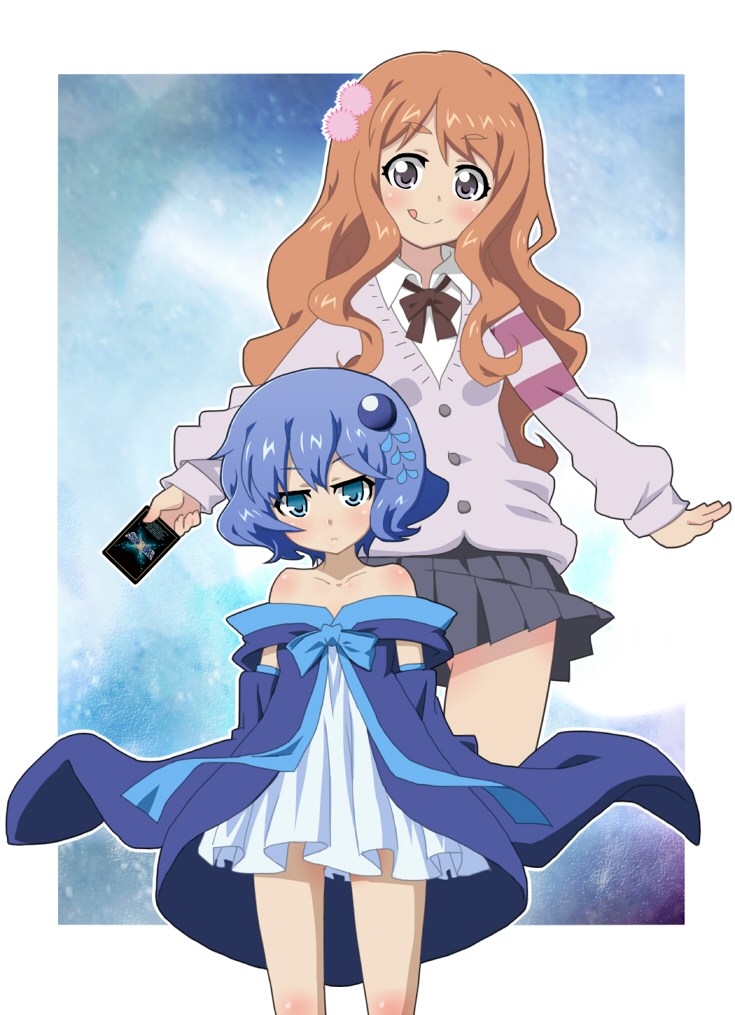 piruluk and aoi akira (wixoss and 1 more) drawn by yaya_(20090410)