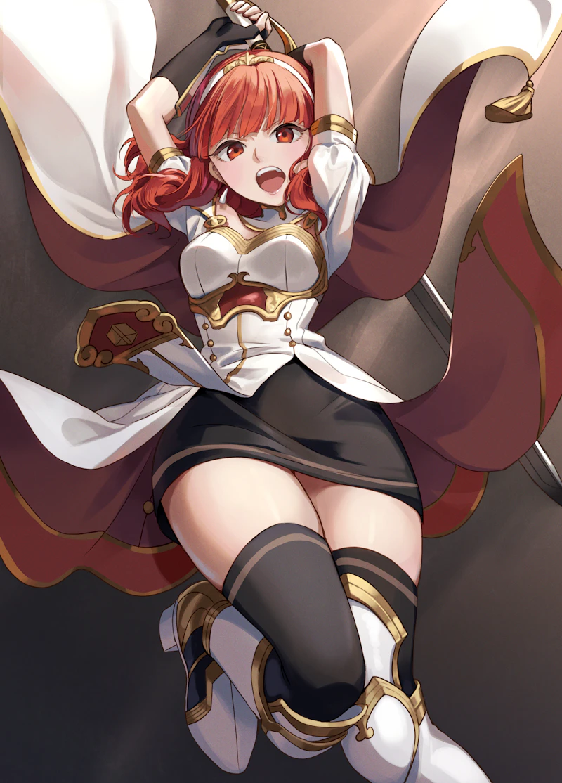 celica (fire emblem and 1 more) drawn by kuze_kaname