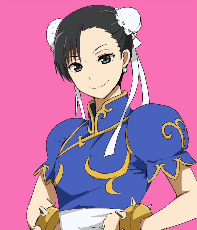 chun-li and kouchi ayako (street fighter and 1 more) drawn by kiikakiika
