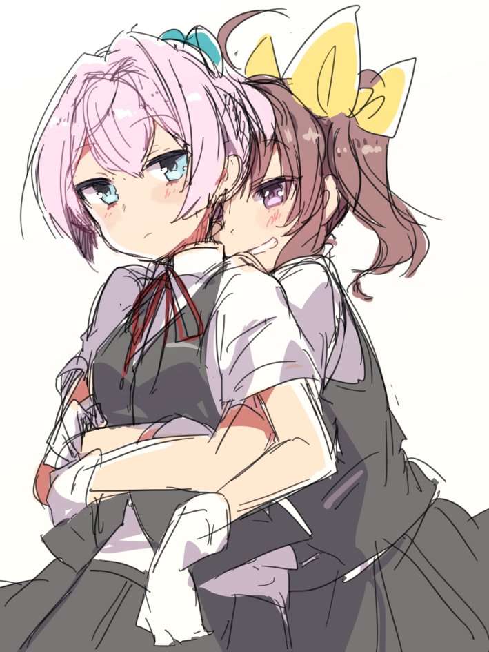 shiranui and kagerou (kantai collection) drawn by takeshima_eku
