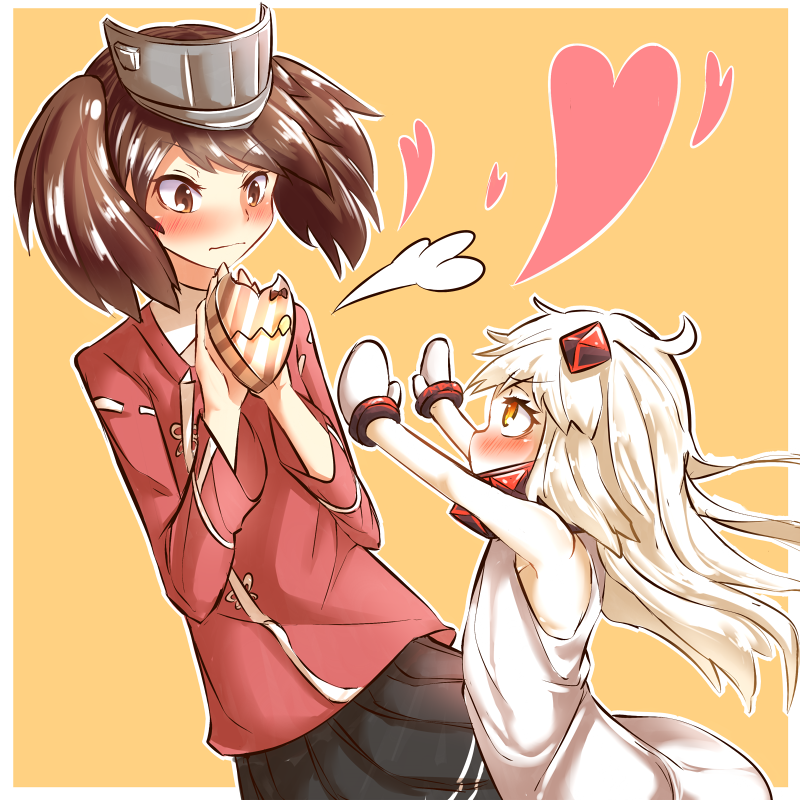 ryuujou and northern ocean princess (kantai collection) drawn by nankyoku_hitotori