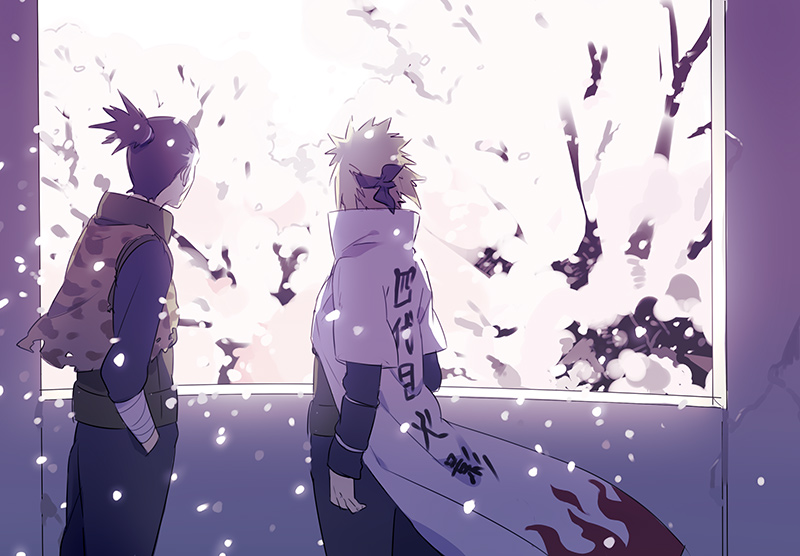 namikaze minato and nara shikaku (naruto) drawn by i_(kaiyou)