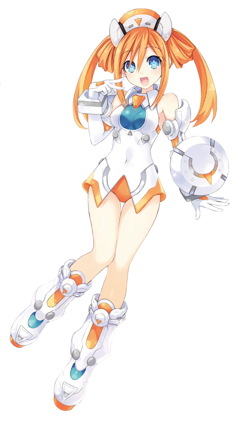 orange heart (neptune and 1 more) drawn by tsunako